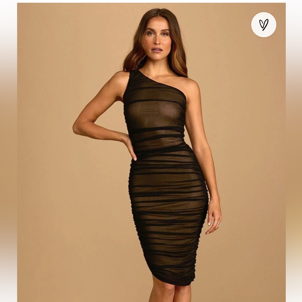 Black Mesh Dress